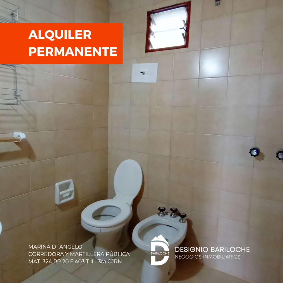 Dpto centrico de Bariloche en alquiler 